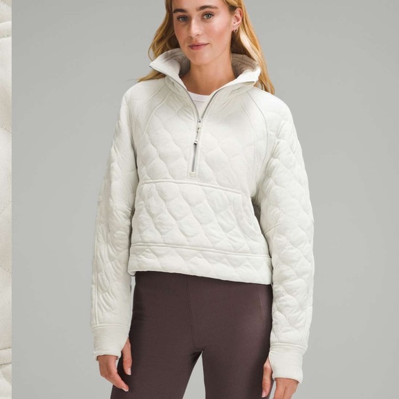 lululemon athletica Jackets & Blazers - Lululemon Scuba oversized quilted half zip